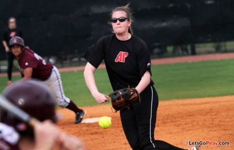 Sophomore Morgan Brewer come into the TSU doubleheader having won her last two decisions. (Austin Peay Sports Information)