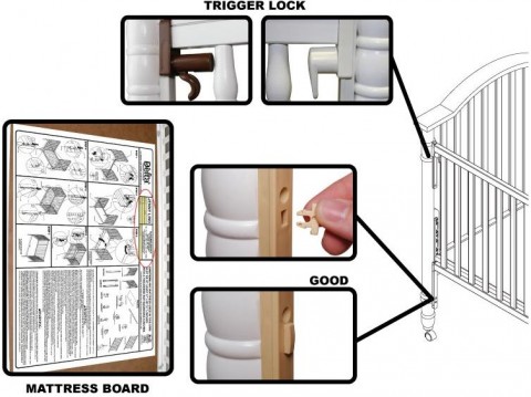 Delta Enterprise "Safety Peg" Drop-Side Crib Recalled