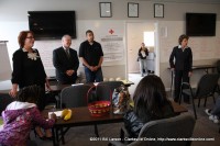 Julie Campos, Pat Hickey, Nick Steward, and Mayor Kim McMillan