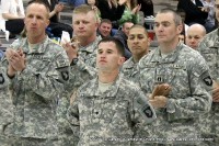 Specialist Cleat reunited with his unit after being injured in Afghanistan Specialist Cleat reunited with his unit after being injured in Afghanistan