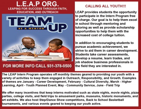 LEAP Accepting Students for Intern Program