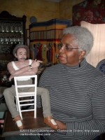 Ludie with her doll Walter Lee Ludie with her doll Walter Lee