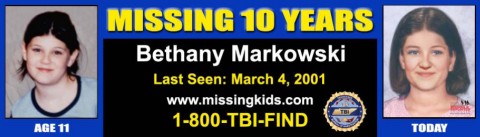 Missing 10 Years - Bethany Markowski