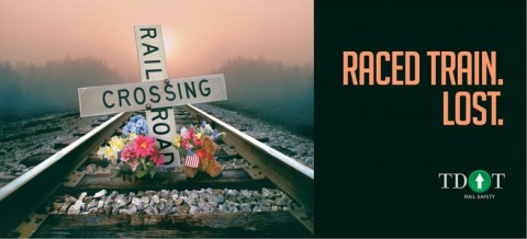 Billboards for new Railroad Crossing Safety Campaign.