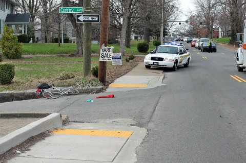 A man riding a bicycle was stuck by a hit and run driver in Clarksville, TN.