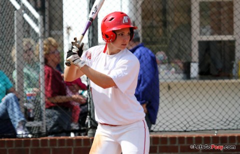 Senior Tiffany Smith hit walk-off home run in bottom of eight inning to lift Lady Govs to a split of its doubleheader against OVC leading Eastern Illinois. (Austin Peay Sports Information)