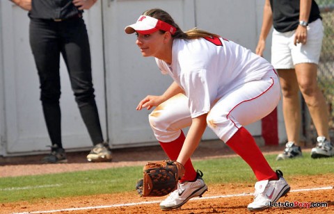 Senior Tiffany Smith had two hits in Saturday's doubleheader against Tennessee Tech. (Austin Peay Sports Information)