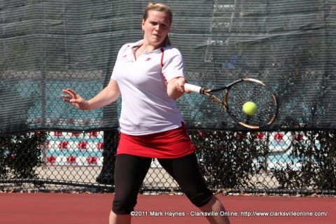 APSU Women's Tennis, Clarksville TN.