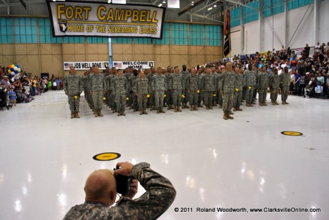 247 Soldiers with the 2nd Brigade Combat Team, 101st Airborne Division returned home in time for Easter Sunday.