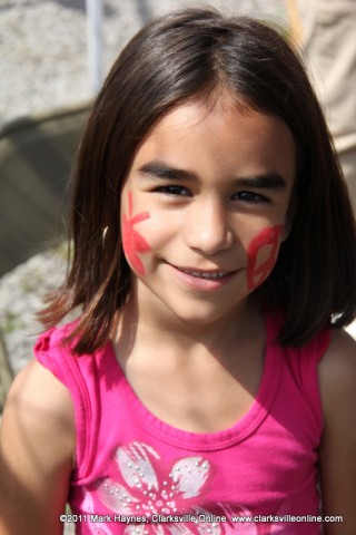 Face painting was just one many things to do at this year's event.