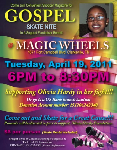 Olivia Hardy Gospel Skate Nite