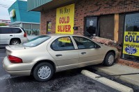 Photo of the vehicle in the Building at 1685 Fort Campbell Blvd. (Photo by CPD-Jim Knoll)