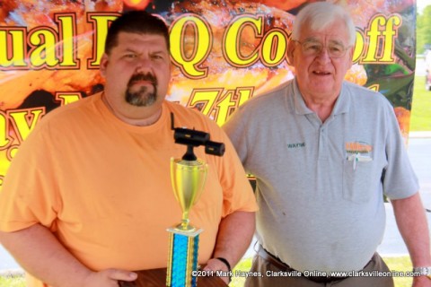 Big B's won 1st place in the chicken category. Big B's won 1st place in the chicken category.