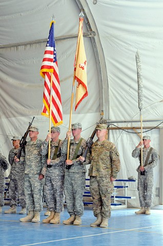 17th Combat Sustainment Support Battalion Colors Casing Ceremony. (Photo by 101st Sustainment Brigade, 101st Airborne Division (AA) Public Affairs)