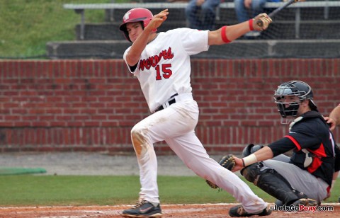 Sophomore shortstop Reed Harper will put his 26-game hitting streak on the line in Tuesday's non-conference tilt at Lipscomb. (Austin Peay Sports Information)