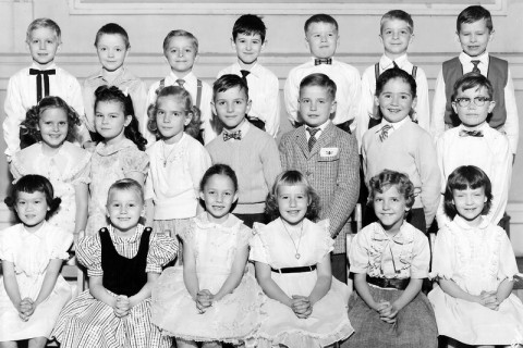 A vintage class photo 