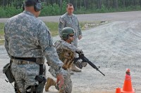 Spc. Christopher Thompson, of 5th Special Forces Group, Fort Campbell, KY, will go on to compete later in the year at the U.S. Army Special Operations Command competition in June.  Winners of that competition will go on to compete at the Army level. (Photo by Spc. Michael Creech, Combat Camera, 3rd Special Forces Group)