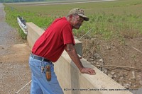 John Lucas fishes for catfish down at Cross Creeks.