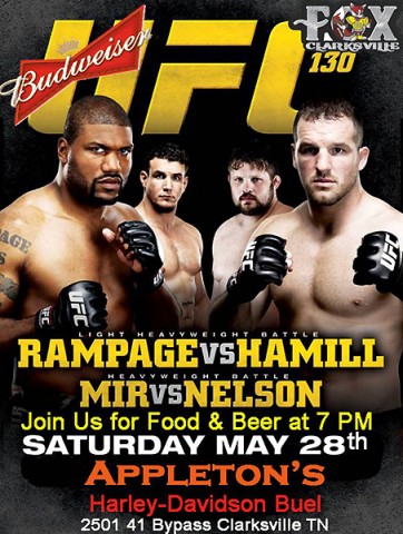The Clarksville Fox and UFC Fight Night The Clarksville Fox and UFC Fight Night
