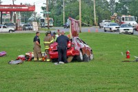 Single vehicle crash on Dover Road. (Photo by Sgt Vince Lewis, CPD)