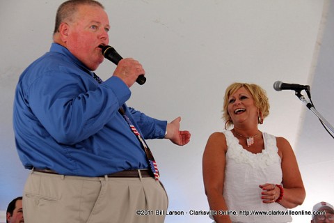 Rev. Donald Bailey with Dover Mayor Lesa Fitzhugh