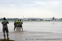 The airplane landing at 8:01am The airplane landing at 8:01am