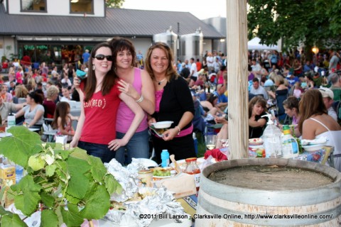 Three ladies having a great time at Jazz on the Lawn Three ladies having a great time at Jazz on the Lawn