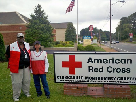 Rithy Essing and Lonzetta Cleveland departing for Alabama. (Photo by Glenda Brown)