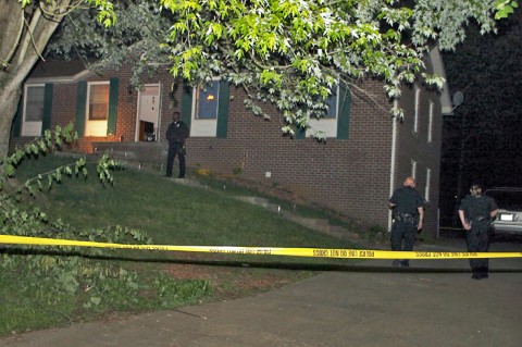 Homicide at residence on Bunker Hill Road, Clarksville TN. (Photo by CPD PIO-Jim Knoll)