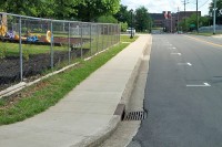 The path where victim fled. (Photos CPD-Jim Knoll)