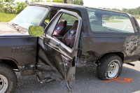 Crash at intersection of the 101st Parkway and Ringgold Road. (Photo by CPD-Jim Knoll)