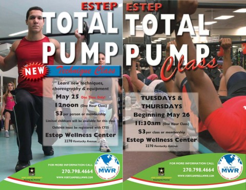 Total Pump Class at the Estep Wellness Center