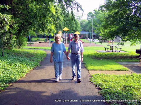 George and Jennie Craig enjoying Coy Lacy Park