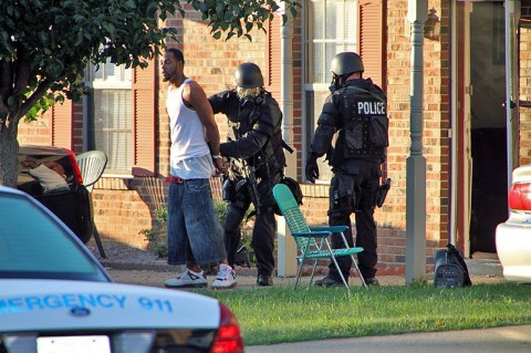 Banks in custody. (CPD-Jim Knoll)