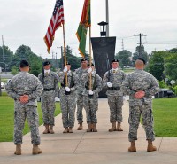 716th Military Police Battalion Change of Command Ceremony. (Photo by Megan Locke, Courier)