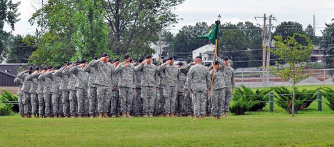 716th Military Police Battalion Change of Command Ceremony. (Photo by Megan Locke, Courier)