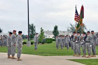 716th Military Police Battalion Change of Command Ceremony. (Photo by Megan Locke, Courier)