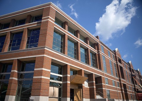 The new Castle Heights residence hall at Austin Peay State University.