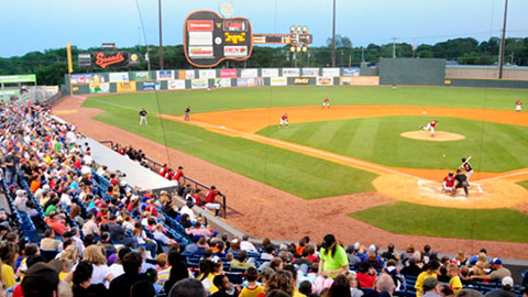 Nashville Sounds Baseball. (Mike Strasinger)