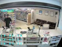 Two pharmacy robberies occured on July 3rd within one hour of each other.