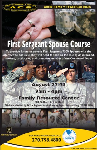 AFTB First Sergeant Spouse Course