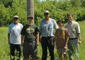 Eagle Scout Builds Osprey Nesting Platform at LBL