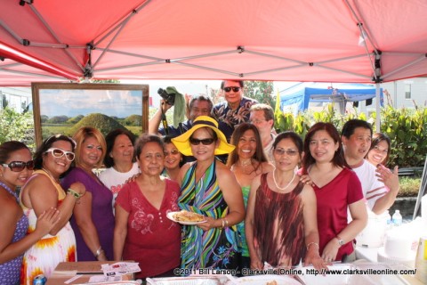 The crew from the Bayanihan or Philippines booth.