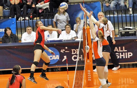 Junior outside hitter Nikki Doyle had 29 kills in the Lady Govs two matches at the Bama Bash, Saturday. (Courtesy: Austin Peay Sports Information)