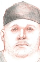 A composite drawing of the Wal-Mart attempted kidnapping suspect.