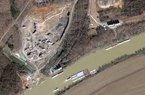 The Winn Materials site (Google Earth)