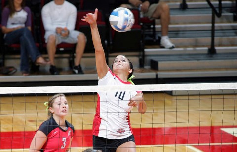 Junior Ilyanna Hernandez had six kills and no errors in her return against Butler, Friday night. (Courtesy: Keith Dorris/Dorris Photography)