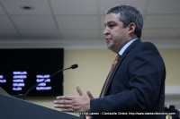  James Chavez, the President and CEO of the Montgomery County Economic Development Council speaking in favor of the rezoning