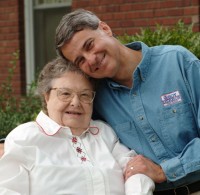 State Senator Roy Herron with his mother Mary