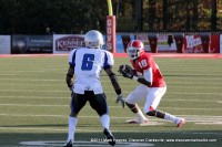 Devin Stark catches a pass from Landon Curtis.